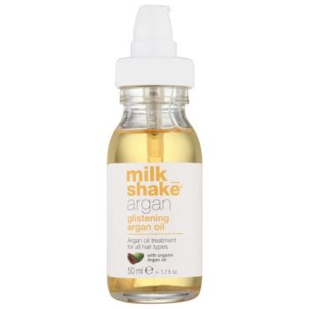 milk_shake® Argan Glistening Oil olajos ápolás argán olajjal minden hajtípusra 50 ml