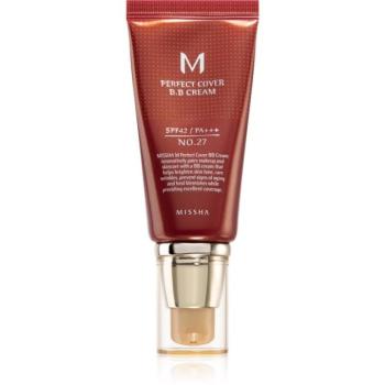 Missha M Perfect Cover BB krém magas UV védelemmel No. Beige SPF42/PA+++ 50 ml kép