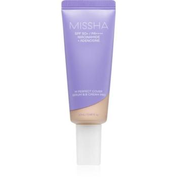 Missha M Perfect Cover Serum BB Cream Pro tónusegyesítő BB krém a bőr tökéletlenségeire SPF 50+ 20 ml kép
