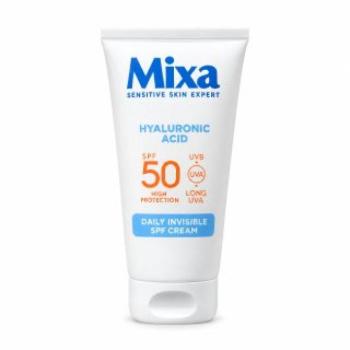 Mixa védő krém Hyaluronic Acid Daily Invisible SPF Cream SPF50 50 ml kép