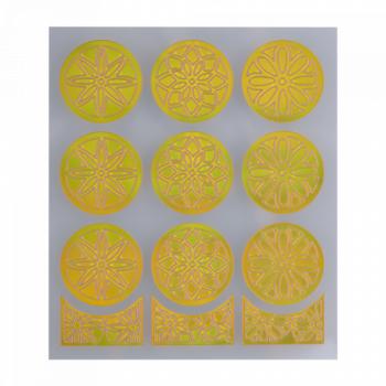 Nail Stencil 18 Gold () kép