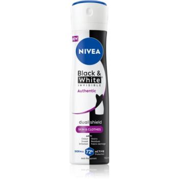 NIVEA Black & White Authentic izzadásgátló spray 72 óra 150 ml