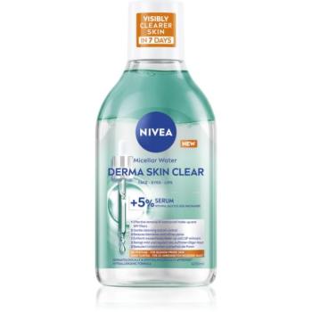 NIVEA Derma Skin Clear tisztító micellás víz a bőr tökéletlenségei ellen 400 ml kép