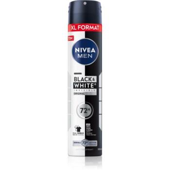 Nivea Men Black & White Invisible Original izzadásgátló spray uraknak 200 ml kép