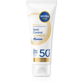 NIVEA SUN Luminous 630 napozó arckrém a pigment foltok ellen SPF 50+ 40 ml kép