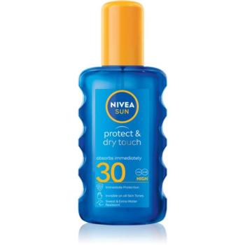 NIVEA SUN Protect & Dry Touch láthatatlan napozó spray SPF 30 200 ml kép