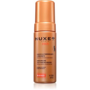Nuxe Sun Moisturizing Self-Tanning Mousse önbarnító hab arcra és testre 150 ml kép
