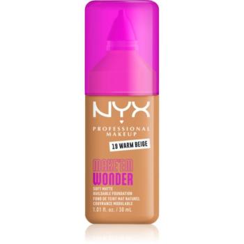 NYX Professional Makeup Make ‘Em Wonder könnyű mattító alapozó 30 ml kép