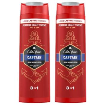 Old Spice Captain 3in1 férfi Tusfürdő 2x400ml kép