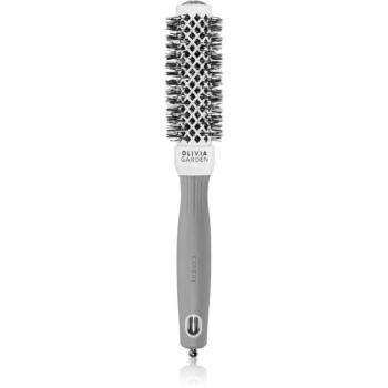 Olivia Garden Expert Shine Wavy Bristles White&Grey hajkefe průměr 25 mm 1 db kép
