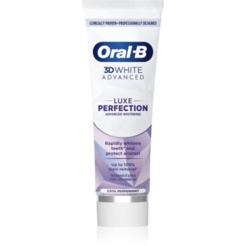 Oral-B 3D White Luxe Perfection fehérítő fogkrém Cool Peppermint 75 ml kép