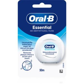 Oral-B Essential Floss Unwaxed viaszmentes fogselyem 50 m kép