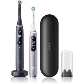 Oral-B iO9 2 db-os fogkefe szett töltőtokkal DUO Black Onyx & Rose Quartz 1 db kép