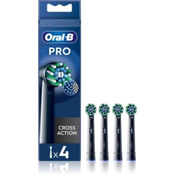 Oral-B PRO Cross Action csere fejek a fogkeféhez Black 4 db kép