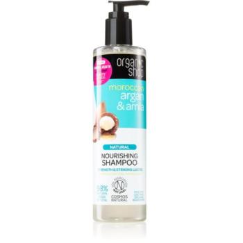 Organic Shop Natural Moroccan Argan & Amla tápláló sampon a sérült és festett hajra 280 ml kép