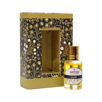 Oudth (Argánfa) MINDENMENTES golyós parfüm 10ml - Sattva Ayurveda kép
