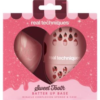 Real Techniques Sweet Tooth Better Up Base sminkszivacs + bevonat kép