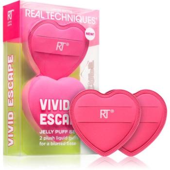 Real Techniques Vivid Escape All About that Base Puff Set sminkszivacs kép