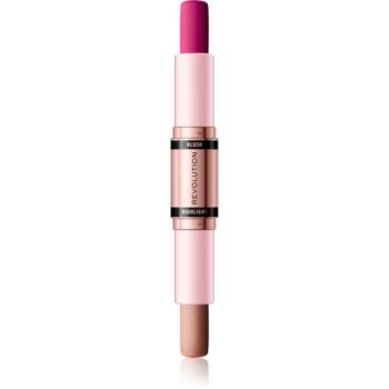 Revolution Blush & Highlight Cream Blush & Highlight stift 2x4,3 g kép