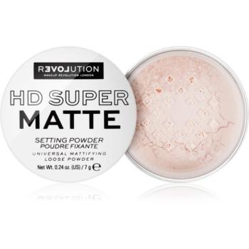Revolution Relove HD Super Matte Átlátszó rögzítő por matt hatással 7 g kép