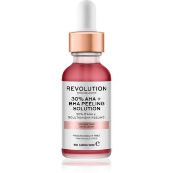 Revolution Skincare AHA + BHA 30% Peeling Solution Intenzív kémiai peeling az élénk bőrért 30 ml kép