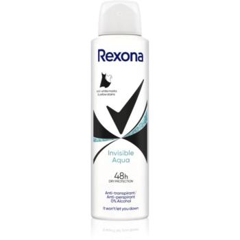 Rexona Invisible Aqua izzadásgátló spray a fehér és sárga foltok ellen 150 ml kép