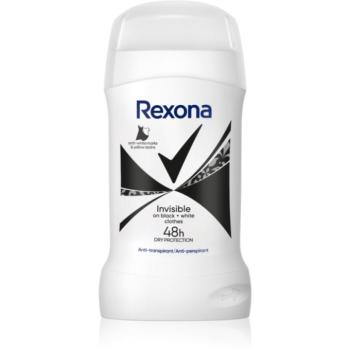 Rexona Invisible Black and White izzadásgátló stift a fehér és sárga foltok ellen 50 ml kép