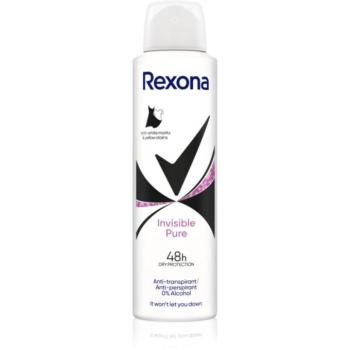 Rexona Invisible Pure izzadásgátló spray a fehér és sárga foltok ellen 150 ml kép