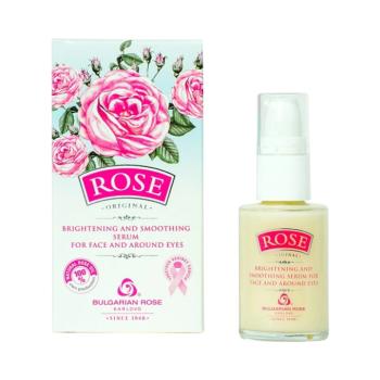 ROSE ORIGINAL – ragyogást fokozó és kisimító arcszérum arcra és szemkörnyékre 30 ml - Bulgarian Rose Karlovo