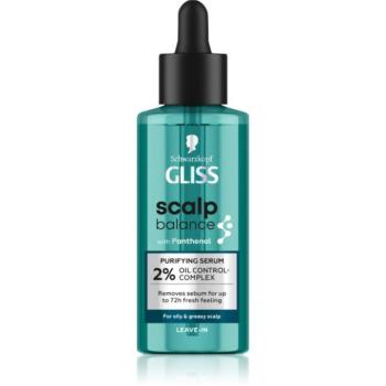Schwarzkopf Gliss Scalp Balance Mélytisztító fejbőr szérum zsíros hajra 100 ml kép