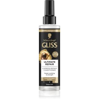Schwarzkopf Gliss Ultimate Repair leöblítést nem igénylő regeneráló kondicionáló száraz és sérült hajra 200 ml kép
