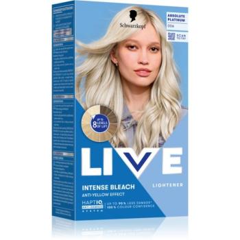 Schwarzkopf LIVE Intense Bleach festékeltávolító készítmény hajra 00A Absolute Platinum 1 db kép