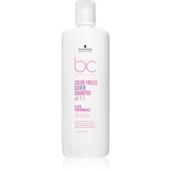 Schwarzkopf Professional BC Bonacure Color Freeze Silver ezüst sampon a szőke és melírozott hajra 1000 ml kép
