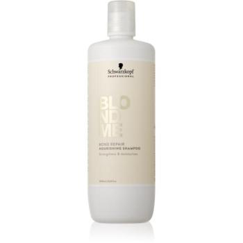 Schwarzkopf Professional Blondme Bond Repair Nourishing Shampoo intenzív tápláló sampon szőke hajra 1000 ml kép