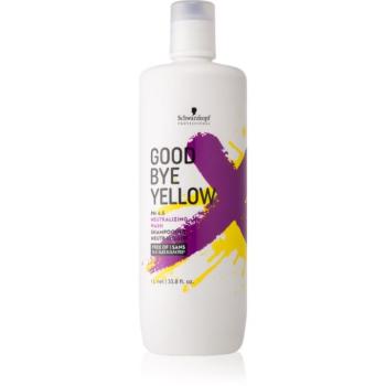 Schwarzkopf Professional Goodbye Yellow sampon a sárga tónusok neutralizálására festett vagy melírozott hajra 1000 ml kép