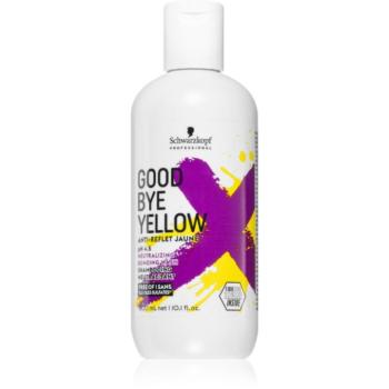Schwarzkopf Professional Goodbye Yellow sampon a sárga tónusok neutralizálására festett vagy melírozott hajra 300 ml kép