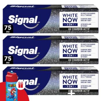 Signal White Now 3in1 White Boost Fogkrém 3x75ml + Ajándék Kulacs kép