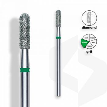 Staleks - Gyémánt Csiszolófej Henger 2,3 mm | 8 mm Zöld | Durva | FA30G023-8 () kép