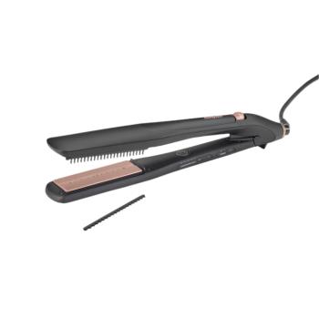 Steam Lux Styler titánium-kerámialapos gőzölős hajvasaló, fekete-rose gold, ST596E kép