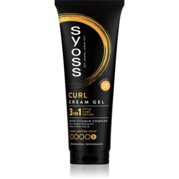 Syoss Curl Cream Gel formázó krém a hullámok kiemelésére géles textúrájú 250 ml kép