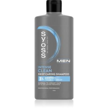 Syoss Men Intense Clean sampon normál és zsíros hajra 440 ml kép