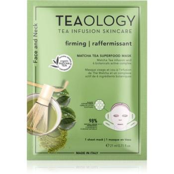 Teaology Matcha Tea Superfood Mask bőrfeszesítő ézilmaszk matcha teával 1 db kép