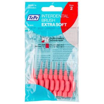 TePe Extra Soft fogköztisztító kefék 0,5 mm 8 db kép