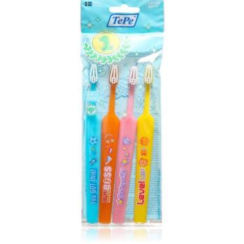 TePe Kids Extra Soft fogkefe extra soft gyermekeknek 4 db kép