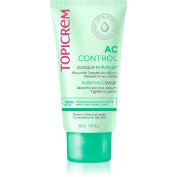 Topicrem AC Purifying Mask mélyen tisztító maszk kombinált és zsíros bőrre 50 ml kép