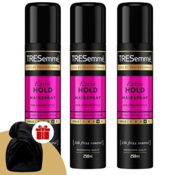 TRESemmé Extra erős tartást adó Hajlakk 3x250ml + Ajándék TRESemm... kép