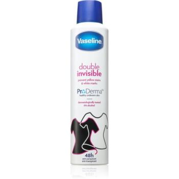 Vaseline Double Invisible Antiperspirant izzadásgátló spray a fehér foltokra 250 ml kép