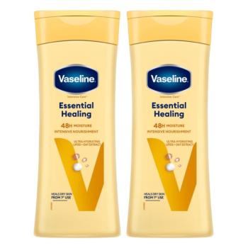 Vaseline Essential Healing regeneráló és hidratáló testápoló, 2x400 ml kép