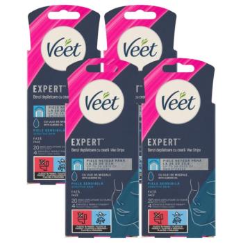Veet Expert Hideggyanta szalagok érzékeny bőrre, arcra 4x20db kép