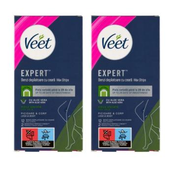 Veet Expert Hideggyanta szalagok száraz bőrre 2x12db kép